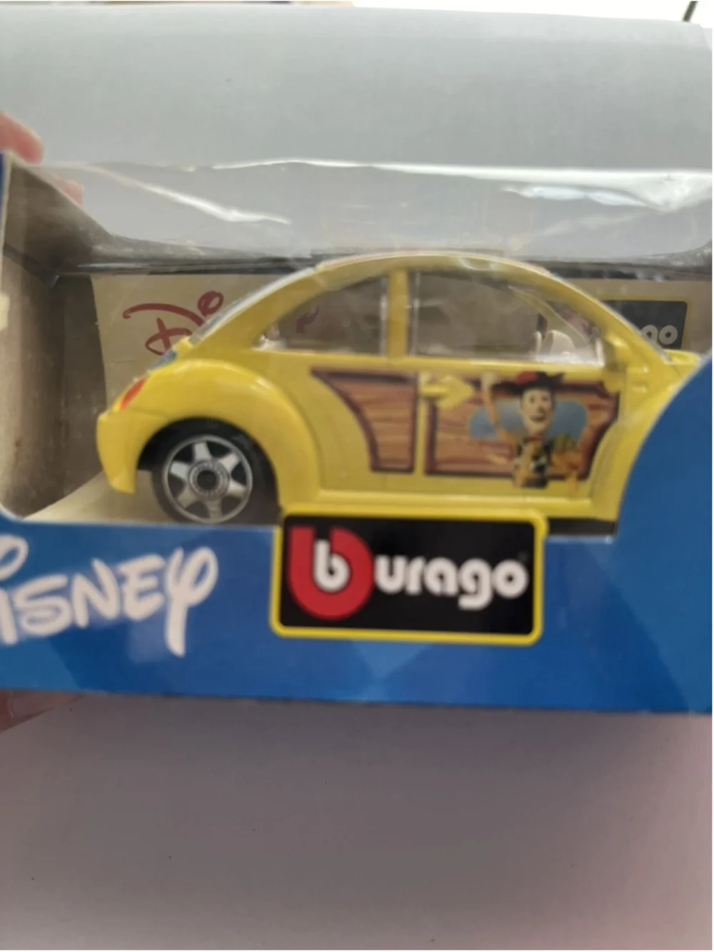 Disney bburago Toy Story's Woody Car 1/43 Diecast In Box Italy TOO CUTE ,SEE